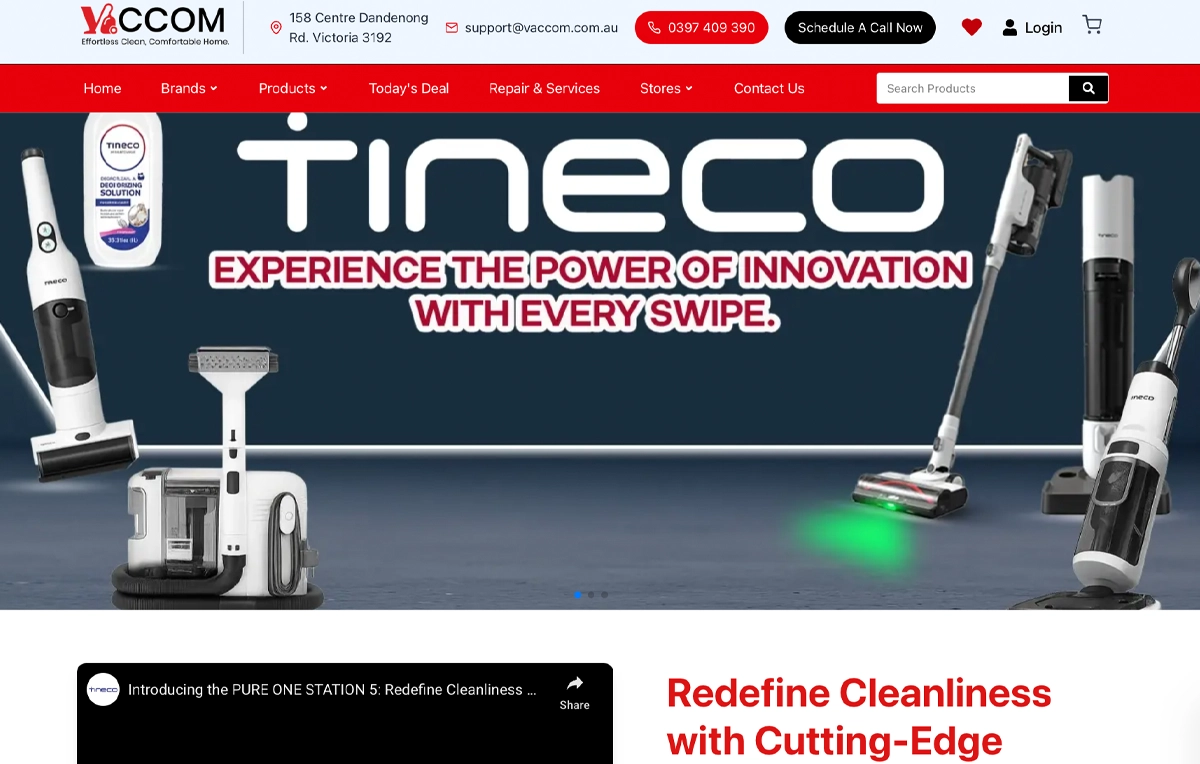 VACCOM Website Preview