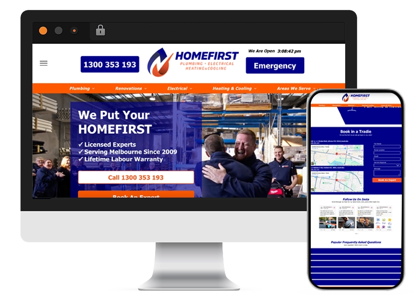 A Scalable UX/UI Design for Professional Plumbing Services